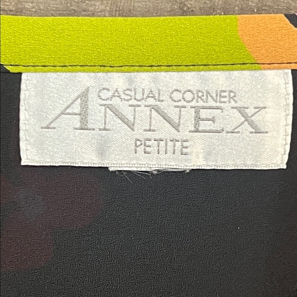 Casual Corner Black Floral A-Line Skirt - Picture 7 of 15